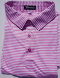 Floatees Polo - Pink Striped