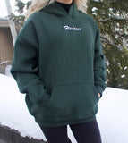 Floatees Script Hoodie - Pine Green